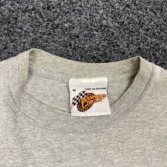 Dale Earnhardt Jr T Shirt Men Gray Nascar Racing Tee Mtn Dew Retro Size Medium - Picture 4 of 7